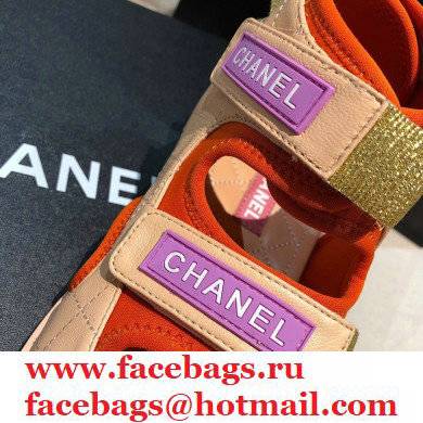 Chanel Goatskin Fabric and TPU Sandals G37231 03 2021 - Click Image to Close