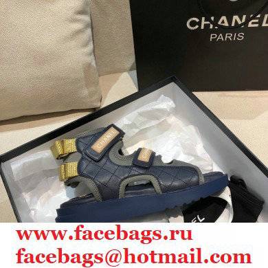 Chanel Goatskin Fabric and TPU Sandals G37231 05 2021