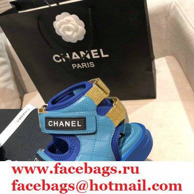 Chanel Goatskin Fabric and TPU Sandals G37231 06 2021 - Click Image to Close