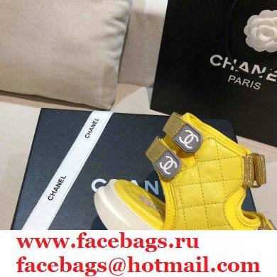 Chanel Goatskin Fabric and TPU Sandals G37231 07 2021