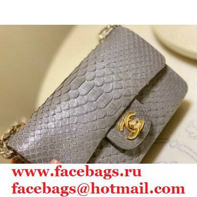 Chanel Python Classic Flap Small Bag A1116 03 2021