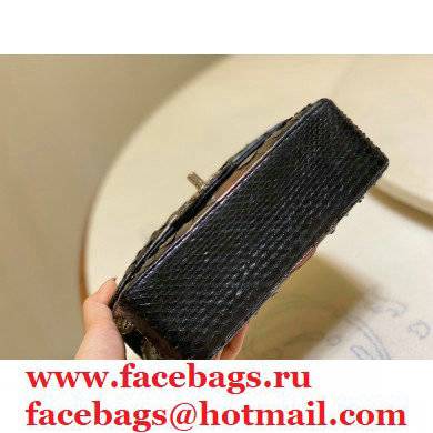 Chanel Python Classic Flap Small Bag A1116 06 2021 - Click Image to Close