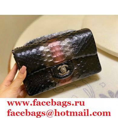 Chanel Python Classic Flap Small Bag A1116 06 2021