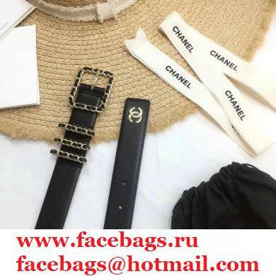 Chanel Width 3cm Belt CH21 - Click Image to Close