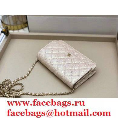 Chanel woc bag iridescent gold with gold hardware 2021