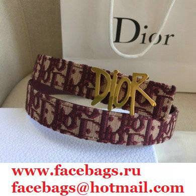 Dior Width 3cm Belt D63