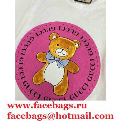 Disney x Gucci pink bear T-shirt 2021
