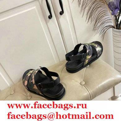 Fendi Camou Men's Slides Sandals 01 2021 - Click Image to Close