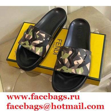 Fendi Camou Men's Slides Sandals 03 2021