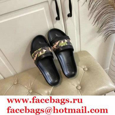 Fendi Camou Men's Slides Sandals 04 2021 - Click Image to Close
