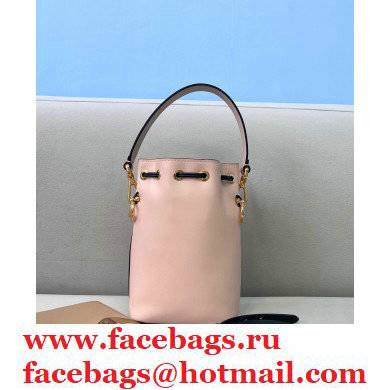 Fendi Heat-stamped FENDI ROMA Mon Tresor Mini Bucket Bag Pink 2021 - Click Image to Close
