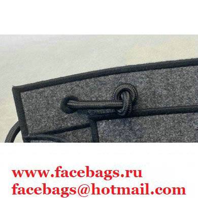 Fendi Roma Medium Shopper Bag Gray Flannel 2021 - Click Image to Close
