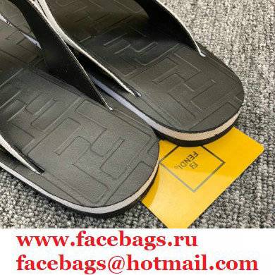 Fendi Rubber Men's Slides Thong Sandals 05 2021