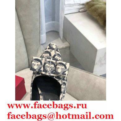 Ferragamo Heel 5.5cm Viva Slingbacks Fabric - Click Image to Close