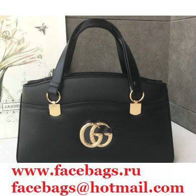 Gucci Arli Large Top Handle Bag 550130 Black Gucci Arli Large Top Handle Bag 550130 Black