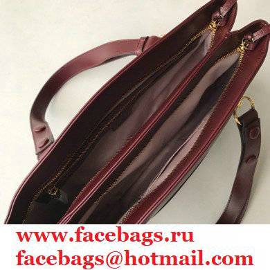 Gucci Arli Large Top Handle Bag 550130 Burgundy