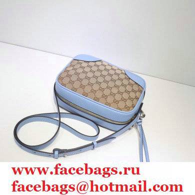 Gucci Bree Original GG Canvas Mini Messenger Bag 387360 Blue 2021