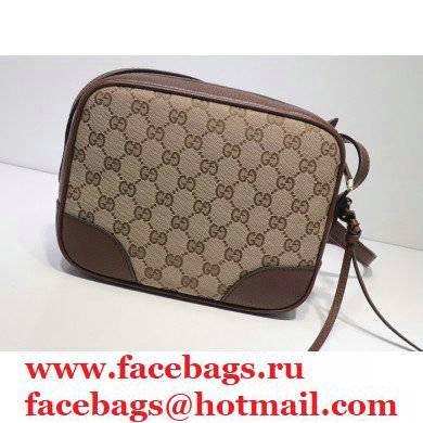 Gucci Bree Original GG Canvas Mini Messenger Bag 387360 Coffee 2021 - Click Image to Close