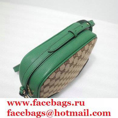 Gucci Bree Original GG Canvas Mini Messenger Bag 387360 Green 2021