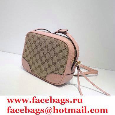 Gucci Bree Original GG Canvas Mini Messenger Bag 387360 Pink 2021 - Click Image to Close