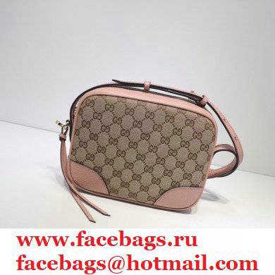 Gucci Bree Original GG Canvas Mini Messenger Bag 387360 Pink 2021