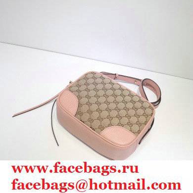 Gucci Bree Original GG Canvas Mini Messenger Bag 387360 Pink 2021 - Click Image to Close