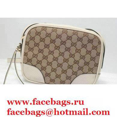 Gucci Bree Original GG Canvas Mini Messenger Bag 387360 White 2021 - Click Image to Close