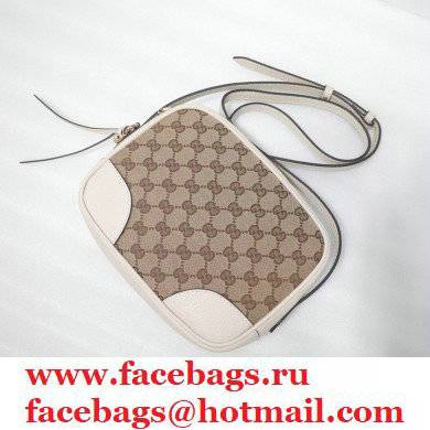 Gucci Bree Original GG Canvas Mini Messenger Bag 387360 White 2021