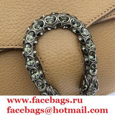 Gucci Dionysus Leather Top Handle Bag 621512 Beige
