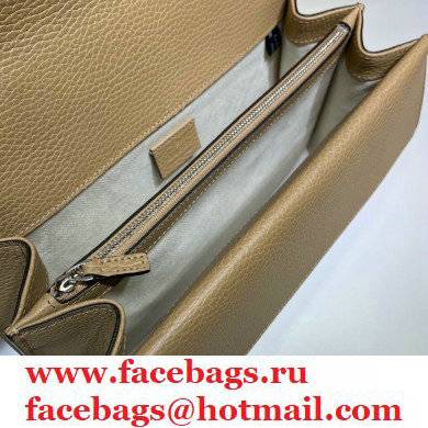 Gucci Dionysus Leather Top Handle Bag 621512 Beige