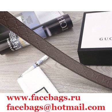 Gucci Width 3.5cm Belt G81 - Click Image to Close