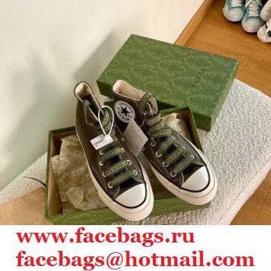 Gucci x Converse Canvas High-top Sneakers 02 2021 - Click Image to Close