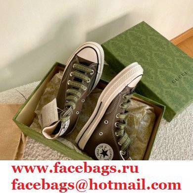 Gucci x Converse Canvas High-top Sneakers 02 2021 - Click Image to Close