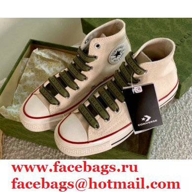 Gucci x Converse Canvas High-top Sneakers 03 2021