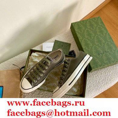 Gucci x Converse Canvas Low-top Sneakers 02 2021