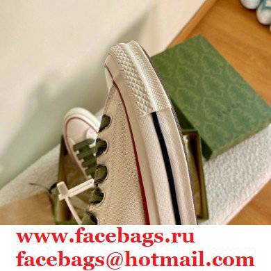 Gucci x Converse Canvas Low-top Sneakers 03 2021