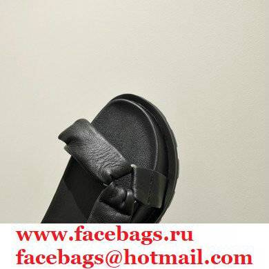 Jil Sander Outdoor Platform Straps Sandals Top Quality Black 2021 - Click Image to Close