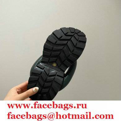 Jil Sander Outdoor Platform Toe Post Sandals Top Quality Dark Green 2021