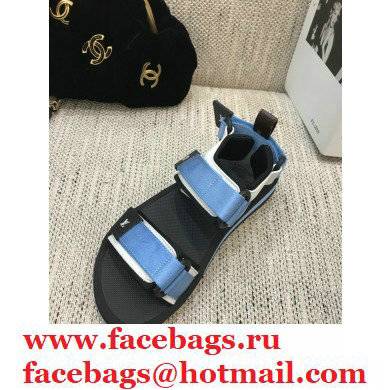 Louis Vuitton Arcade Flat Sandals Blue 2021 - Click Image to Close