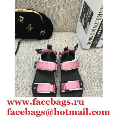 Louis Vuitton Arcade Flat Sandals Pink 2021 - Click Image to Close