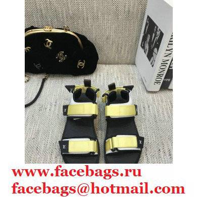 Louis Vuitton Arcade Flat Sandals Yellow 2021 - Click Image to Close