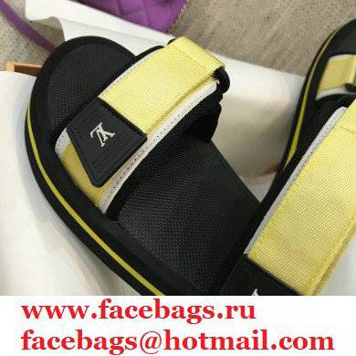 Louis Vuitton Arcade Flat Sandals Yellow 2021