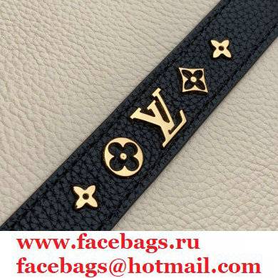 Louis Vuitton Calfskin Leather Cruiser PM Bag M57813 Black/White 2021 - Click Image to Close