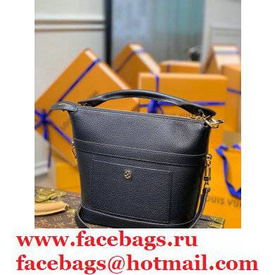 Louis Vuitton Calfskin Leather Cruiser PM Bag M57934 Black 2021