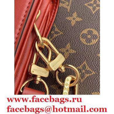 Louis Vuitton Calfskin Leather Rendez-vous Bag M57744 Tomette Red 2021 - Click Image to Close