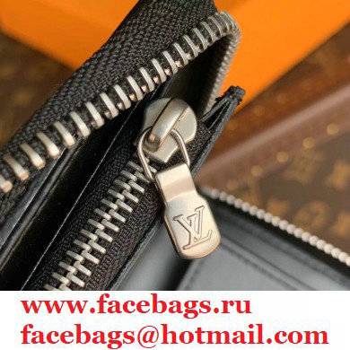 Louis Vuitton Damier Infini 3D Leather Zippy Wallet Vertical N60442 Green 2021