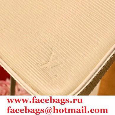Louis Vuitton Epi Leather Easy Pouch On Strap Bag M80479 Quartz White 2021