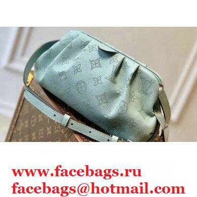 Louis Vuitton Mahina Perforated Leather Scala Mini Pouch Bag M80094 Vert Lagon Green 2021 - Click Image to Close