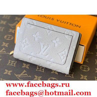 Louis Vuitton Monogram Empreinte Leather Clea Wallet M80152 Tourterelle Beige 2021 - Click Image to Close