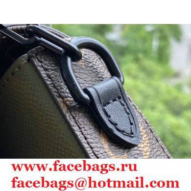 Louis Vuitton Taiga Leather Pochette Voyage Steamer Bag M30583 Khaki Green 2021